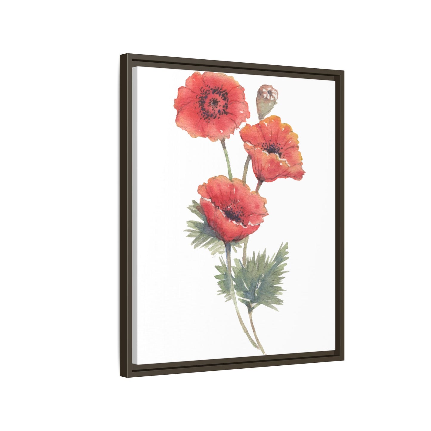 Flowers Collection - Bruna - Matte Canvas, Framed (Multi-color)