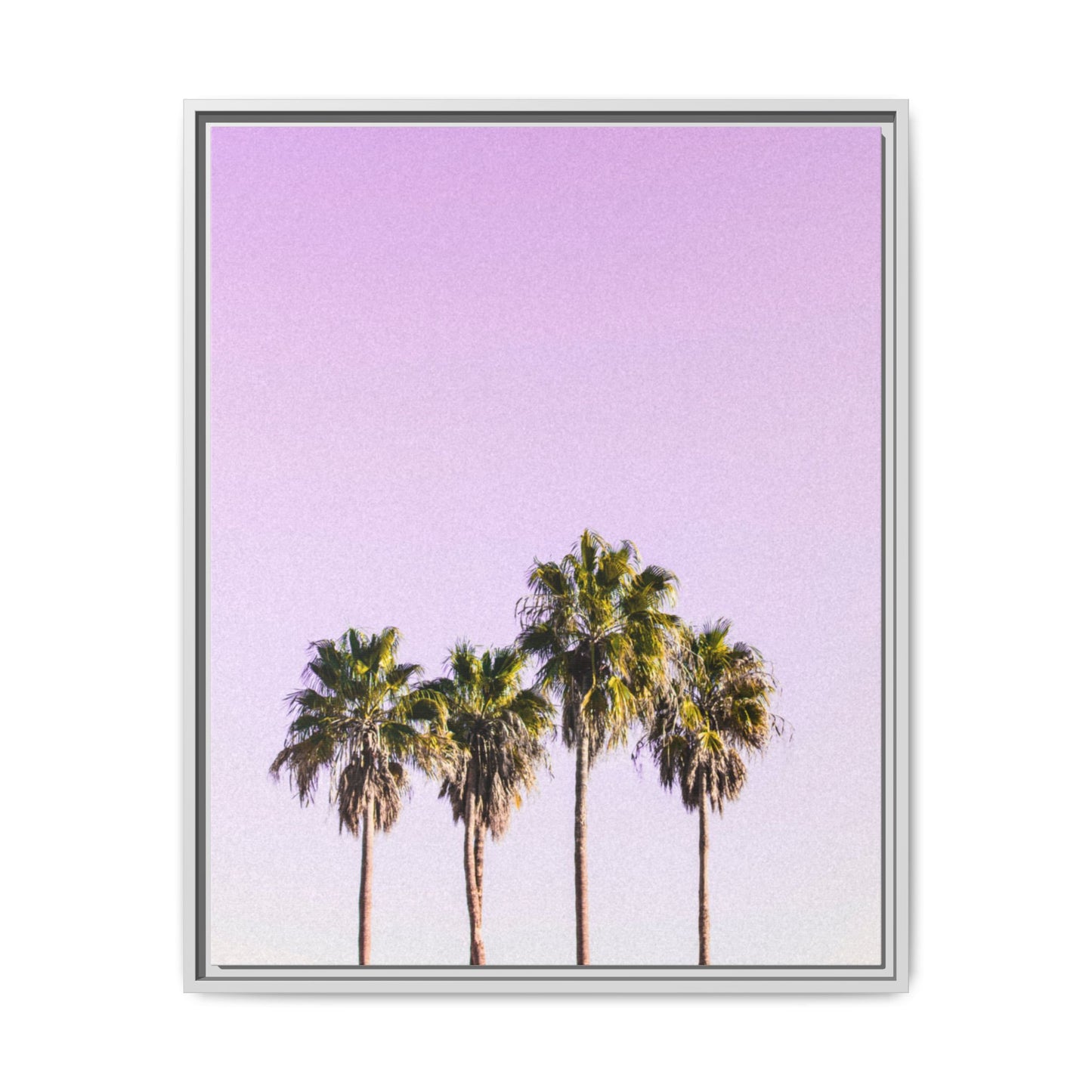 Palm Trees - Matte Canvas, Framed (Multi-color)