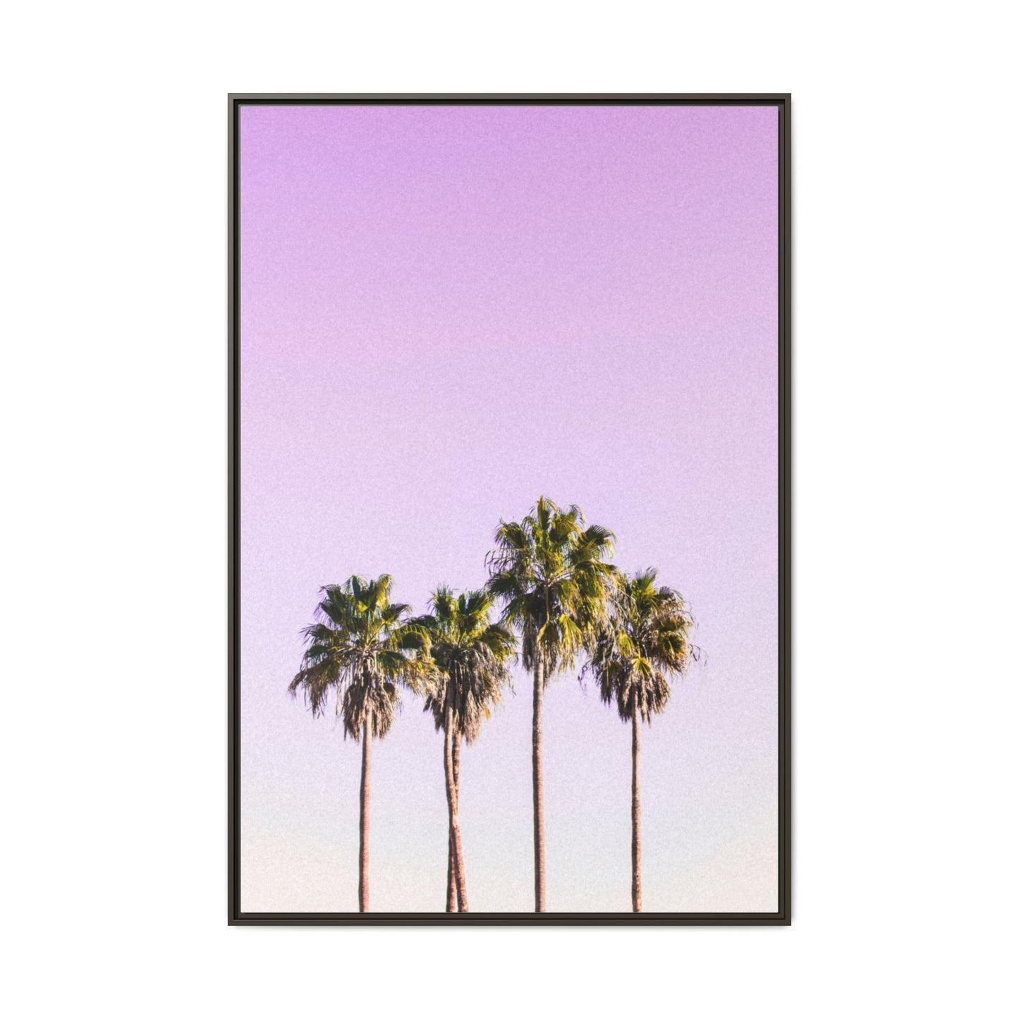 Palm Trees - Matte Canvas, Framed (Multi-color)