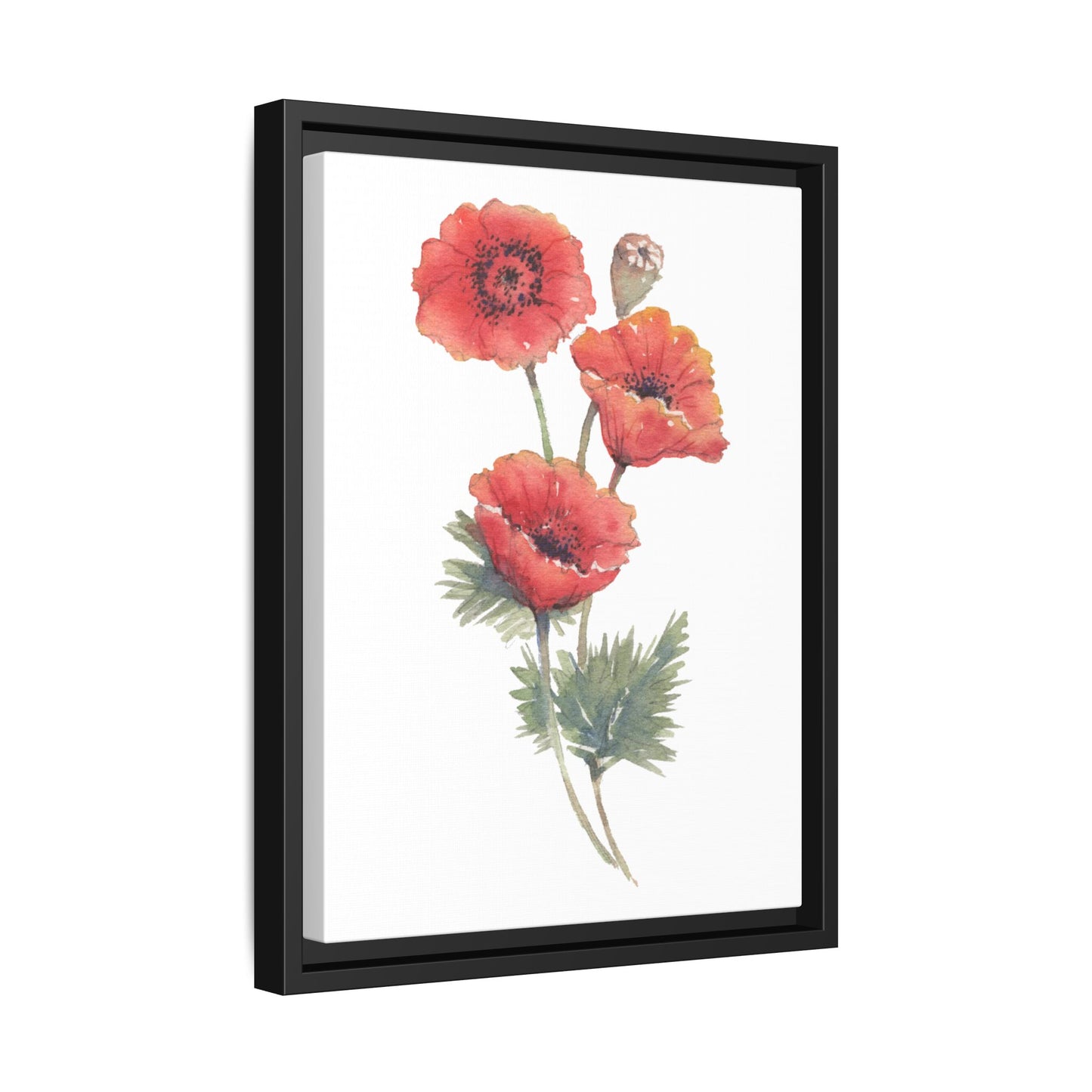 Flowers Collection - Bruna - Matte Canvas, Framed (Multi-color)