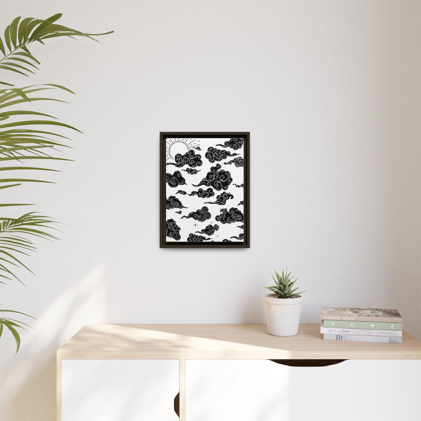 Sky - Matte Canvas, Framed (Multi-color)