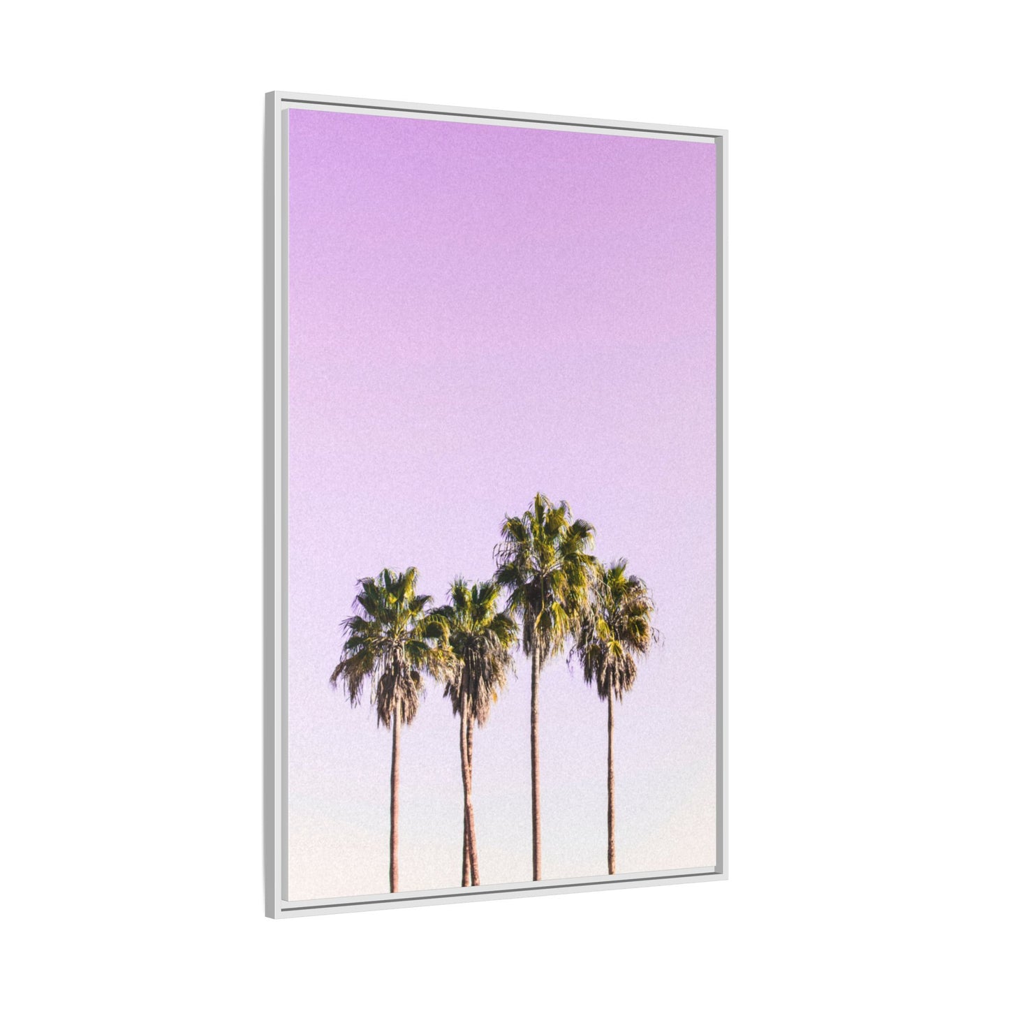 Palm Trees - Matte Canvas, Framed (Multi-color)