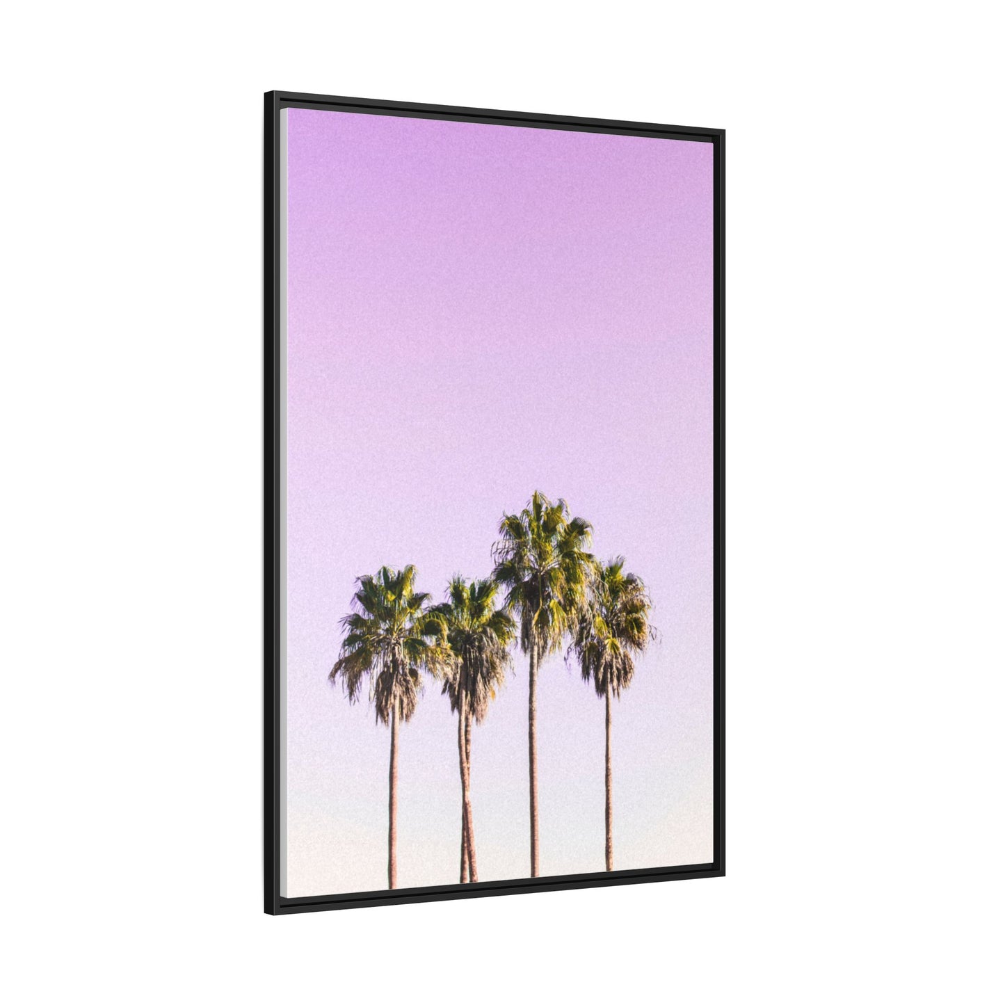 Palm Trees - Matte Canvas, Framed (Multi-color)