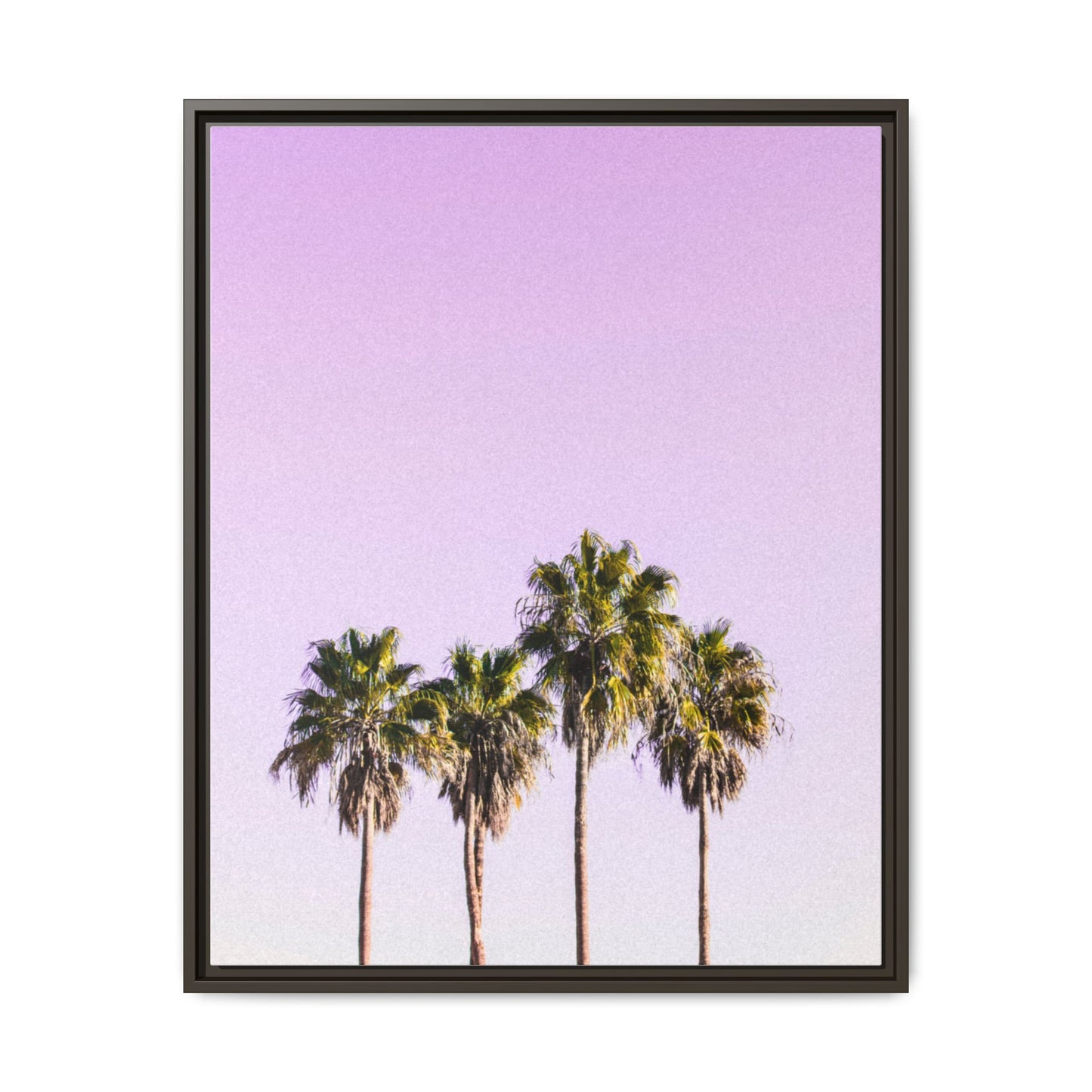 Palm Trees - Matte Canvas, Framed (Multi-color)