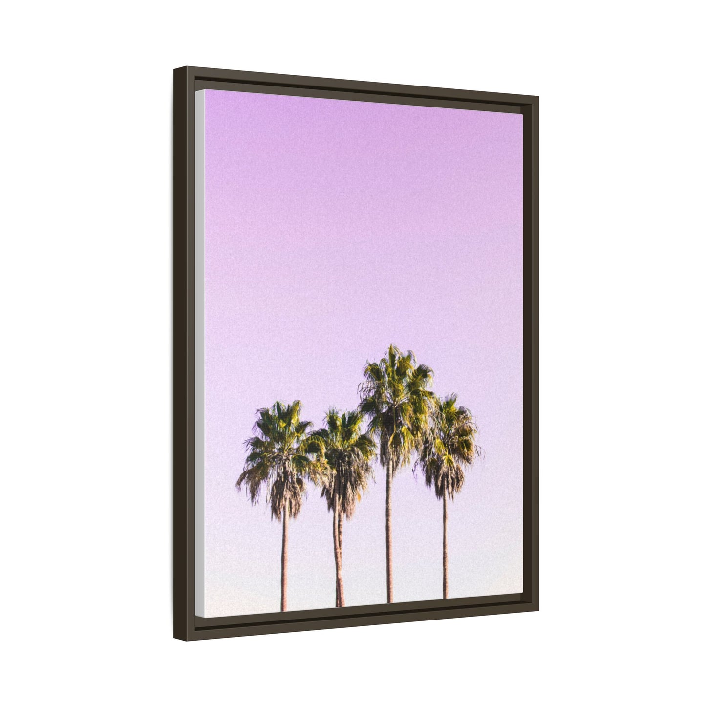Palm Trees - Matte Canvas, Framed (Multi-color)