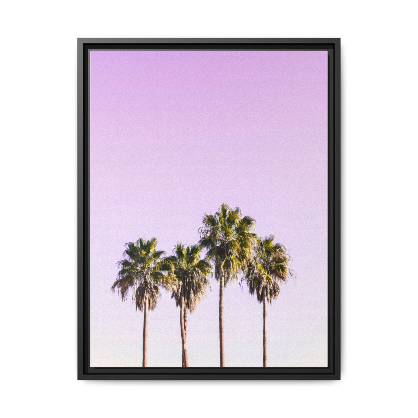 Palm Trees - Matte Canvas, Framed (Multi-color)