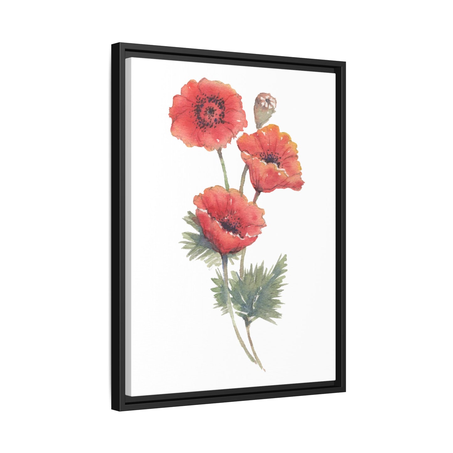 Flowers Collection - Bruna - Matte Canvas, Framed (Multi-color)