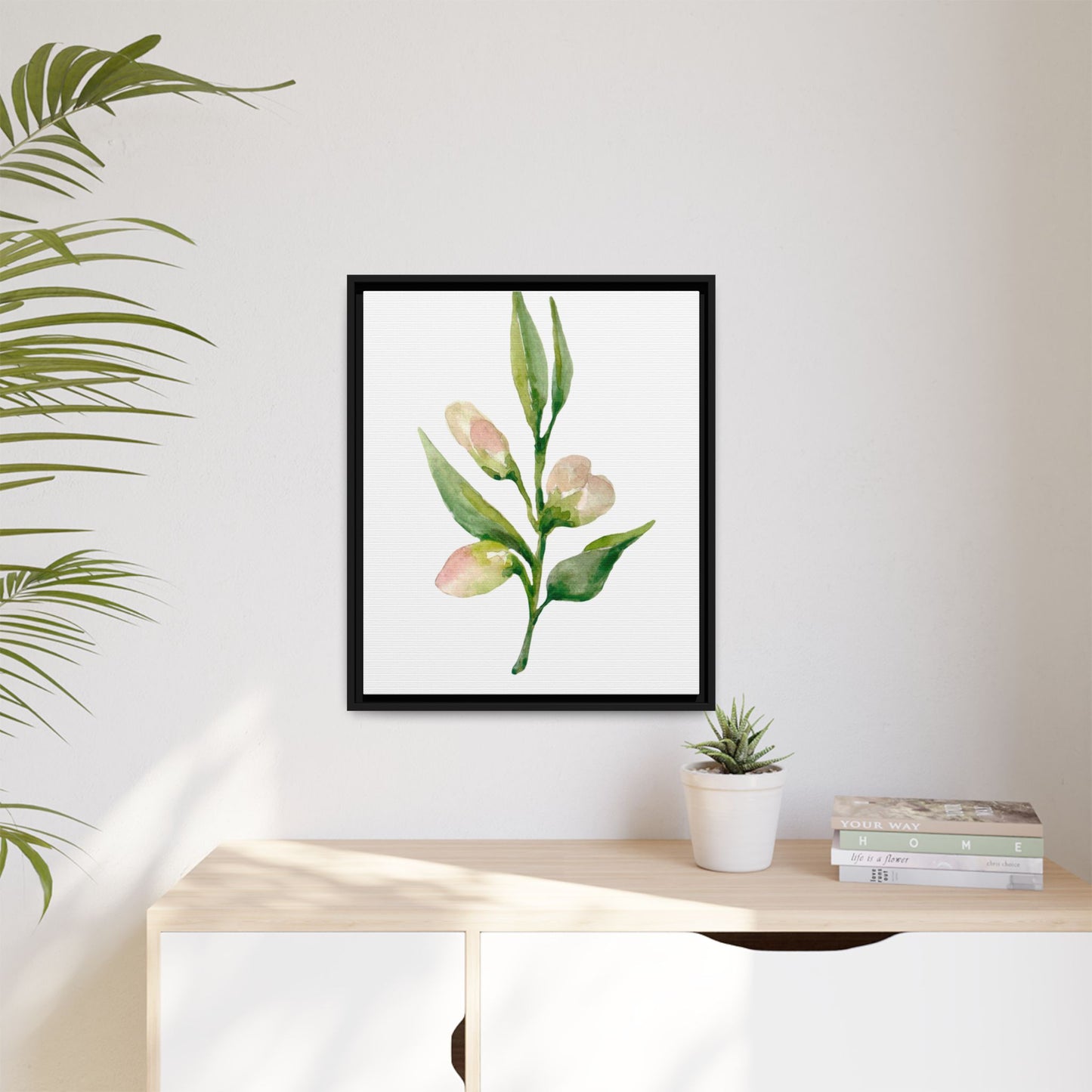Flowers Collection - Beatrice - Matte Canvas, Framed (Multi-color)