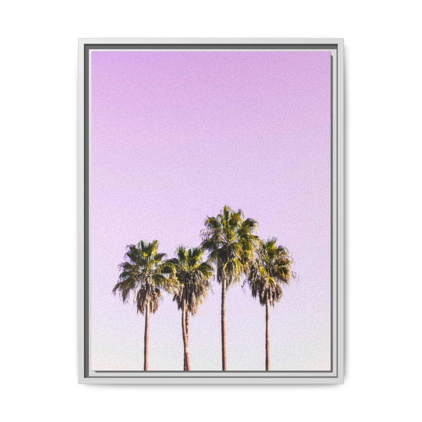 Palm Trees - Matte Canvas, Framed (Multi-color)