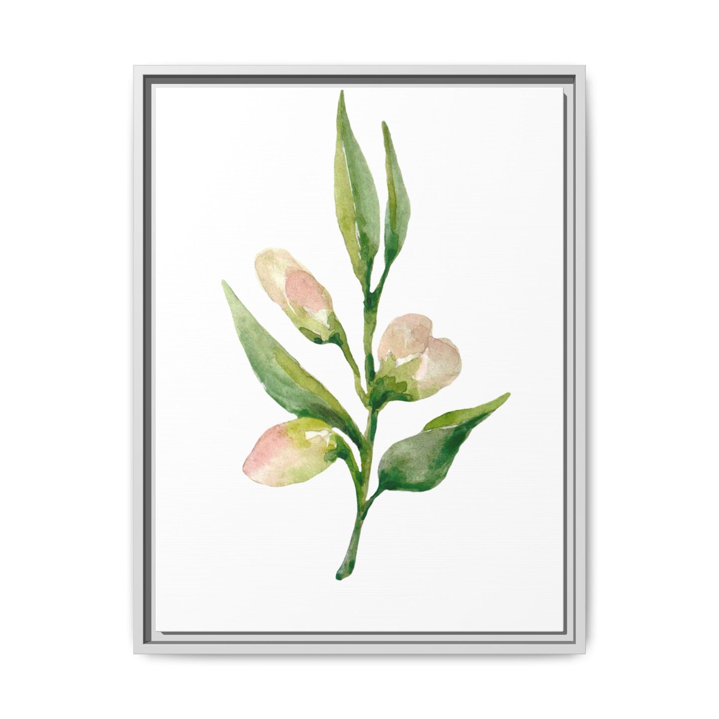 Flowers Collection - Beatrice - Matte Canvas, Framed (Multi-color)