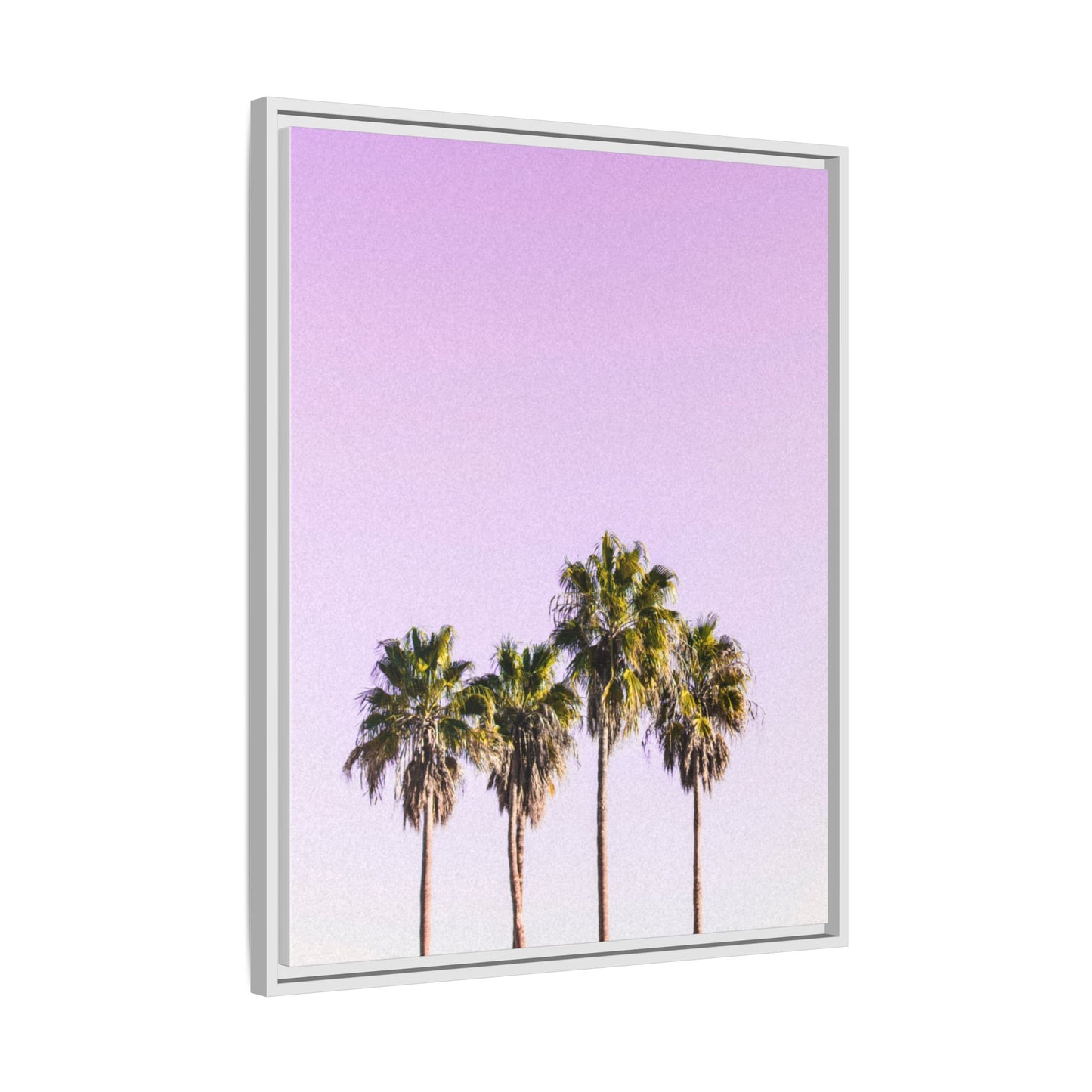 Palm Trees - Matte Canvas, Framed (Multi-color)