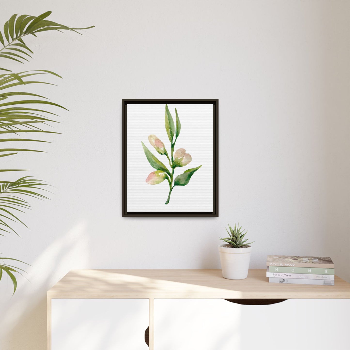 Flowers Collection - Beatrice - Matte Canvas, Framed (Multi-color)
