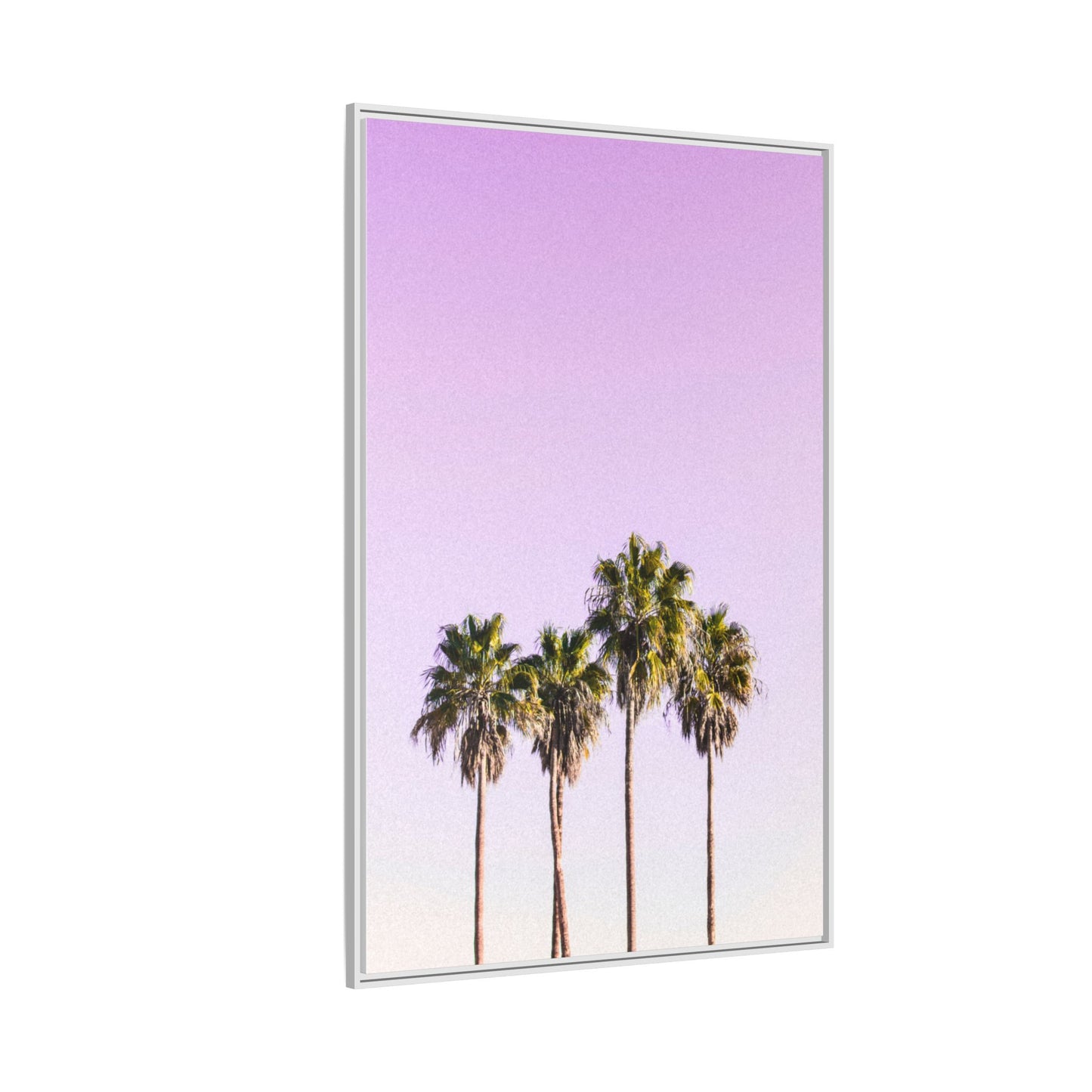 Palm Trees - Matte Canvas, Framed (Multi-color)