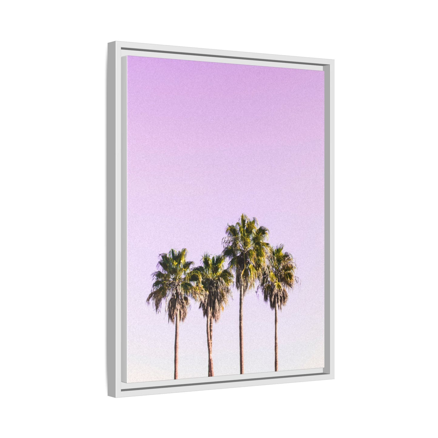 Palm Trees - Matte Canvas, Framed (Multi-color)