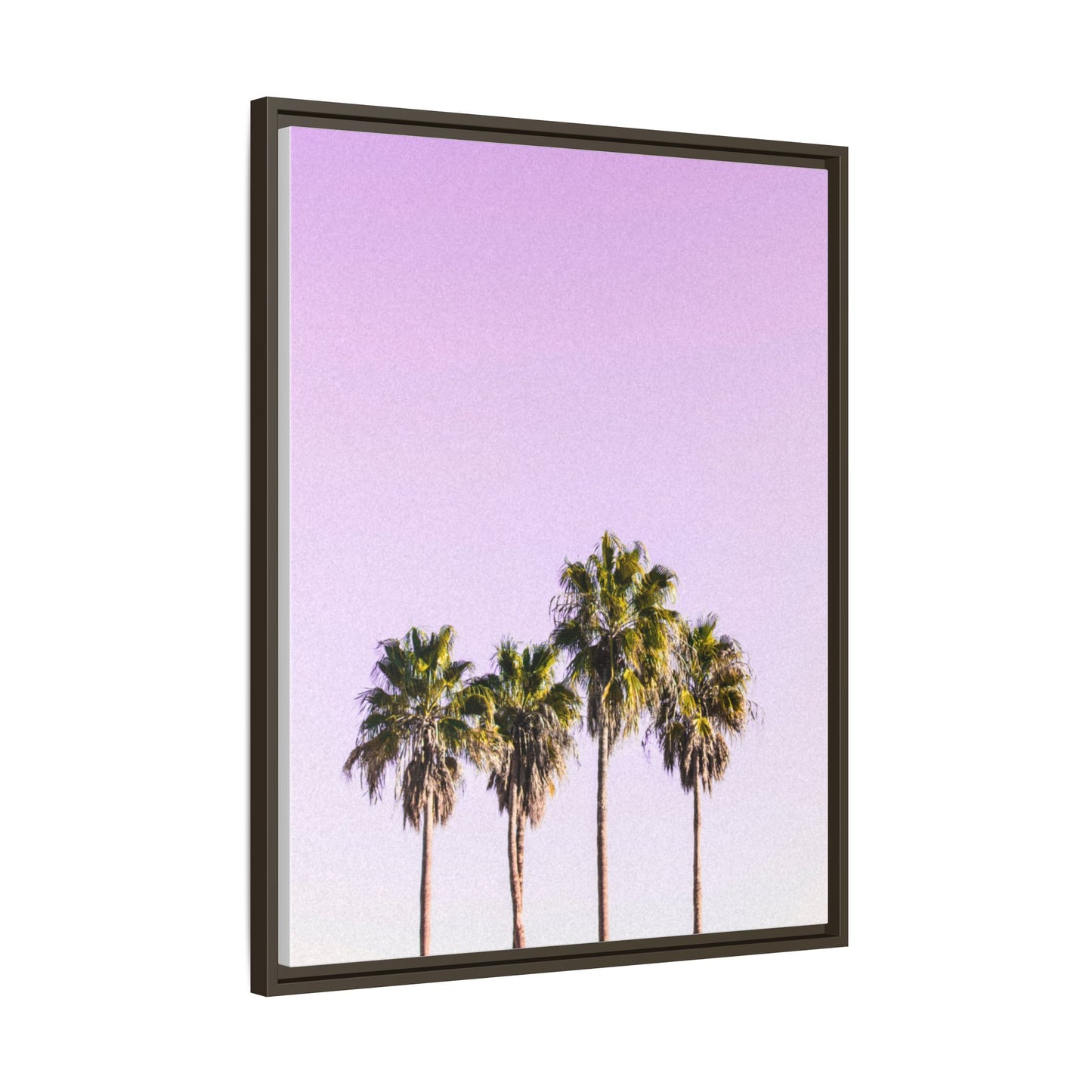Palm Trees - Matte Canvas, Framed (Multi-color)