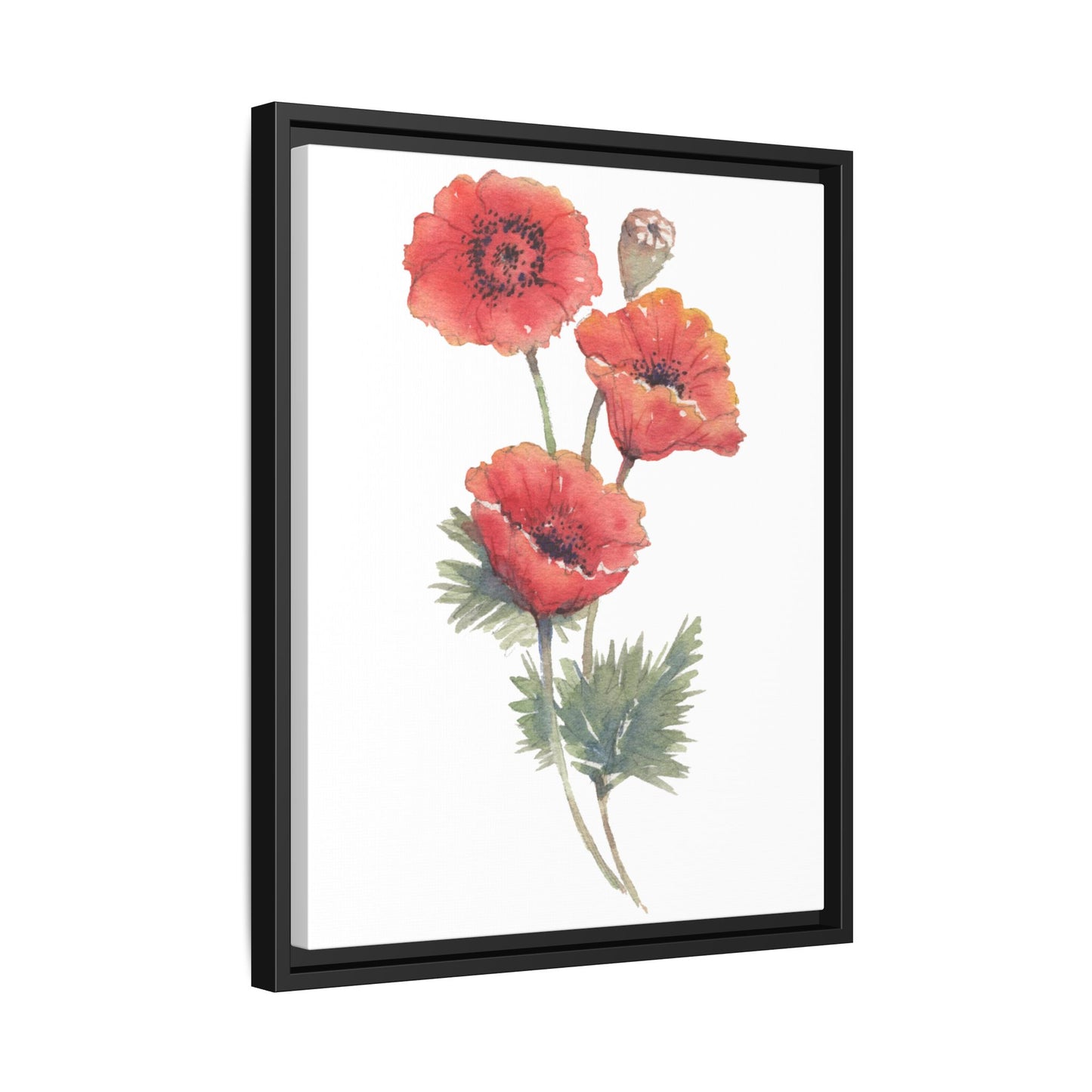 Flowers Collection - Bruna - Matte Canvas, Framed (Multi-color)