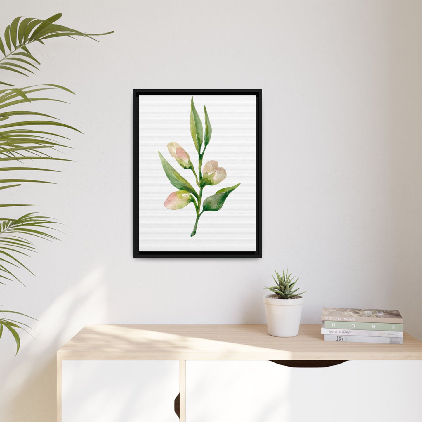 Flowers Collection - Beatrice - Matte Canvas, Framed (Multi-color)