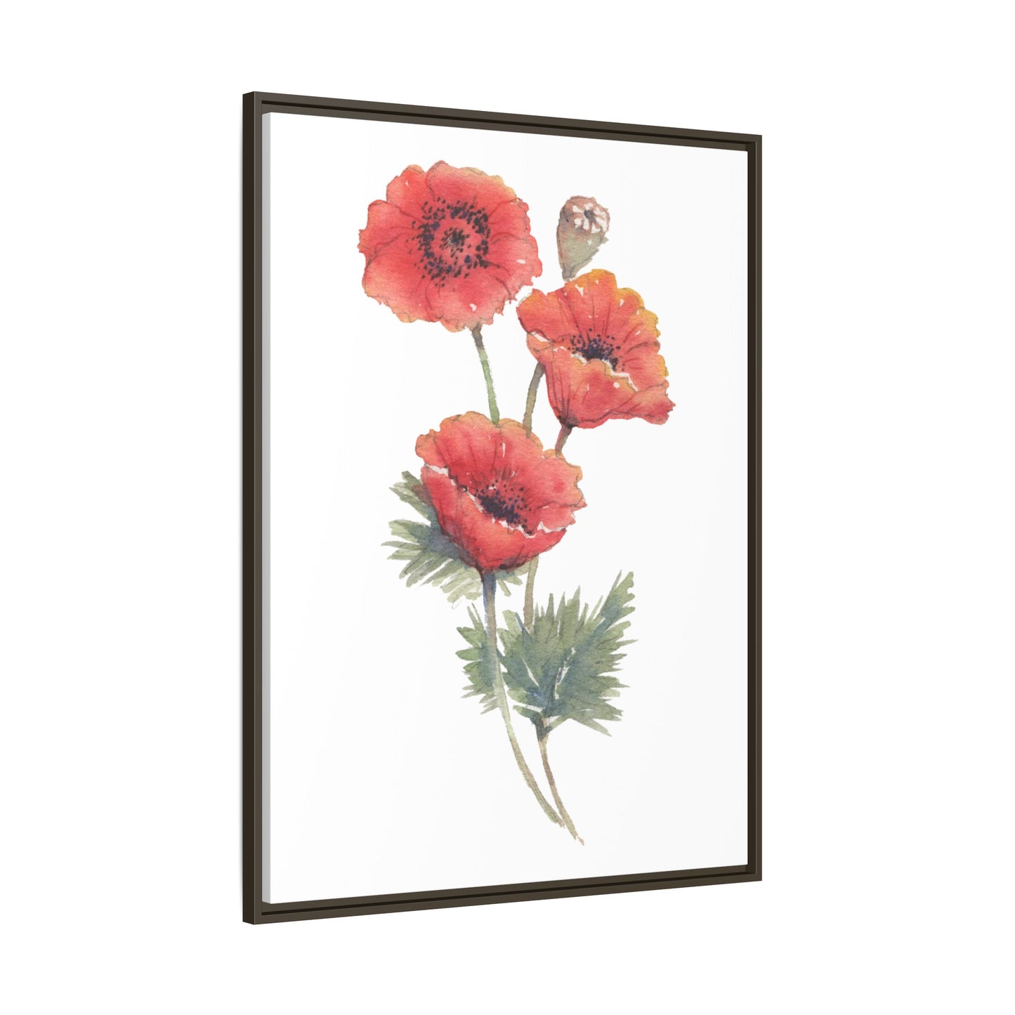 Flowers Collection - Bruna - Matte Canvas, Framed (Multi-color)