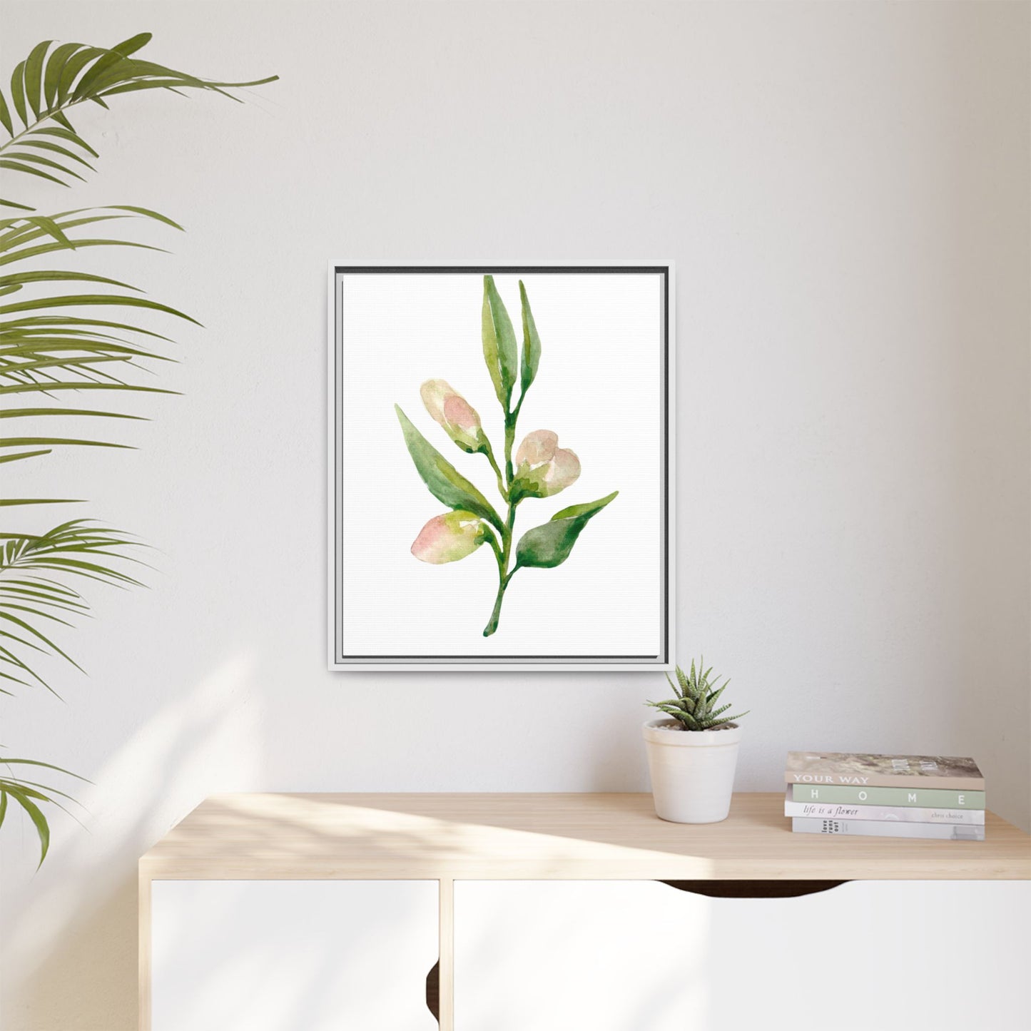 Flowers Collection - Beatrice - Matte Canvas, Framed (Multi-color)