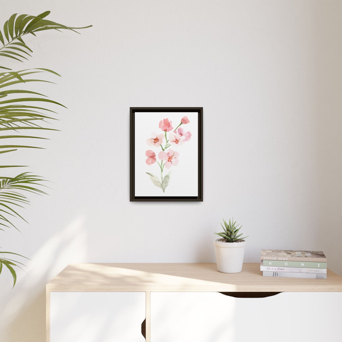Flowers Collection 3 - Matte Canvas, Framed (Multi-color)
