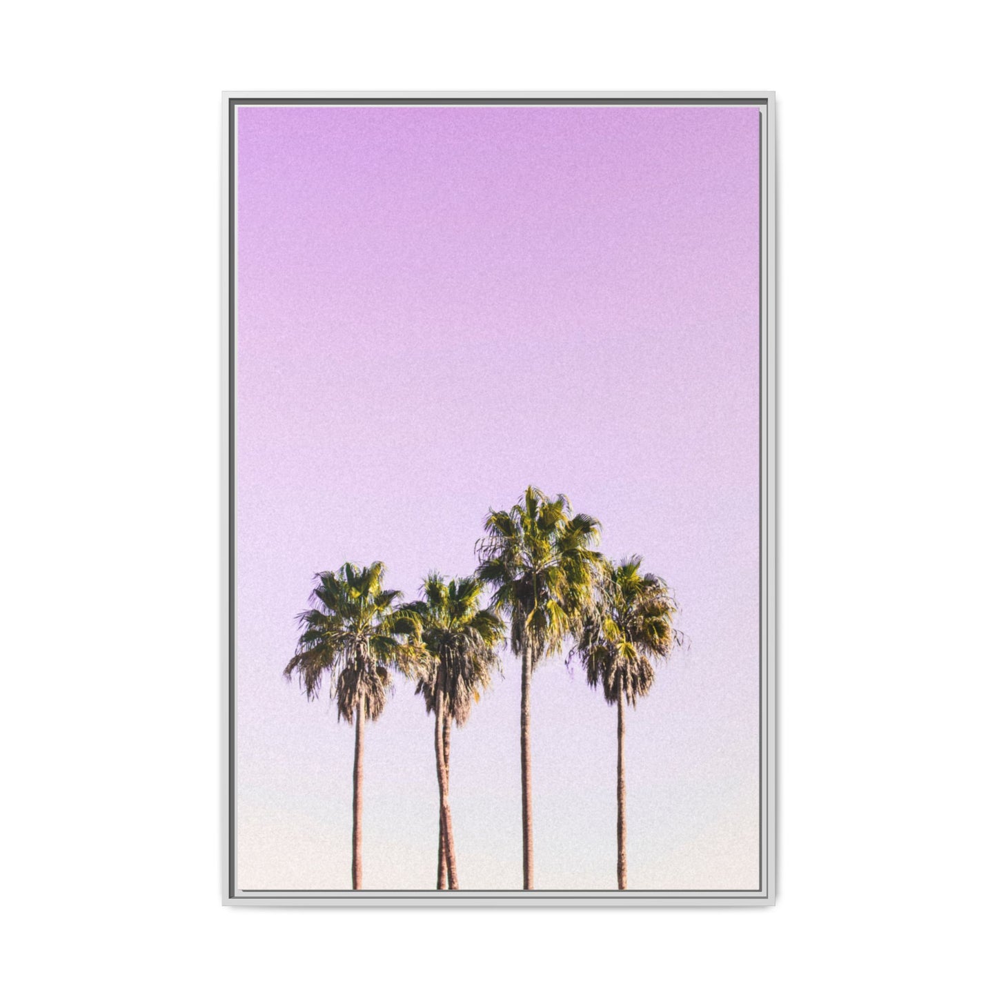Palm Trees - Matte Canvas, Framed (Multi-color)