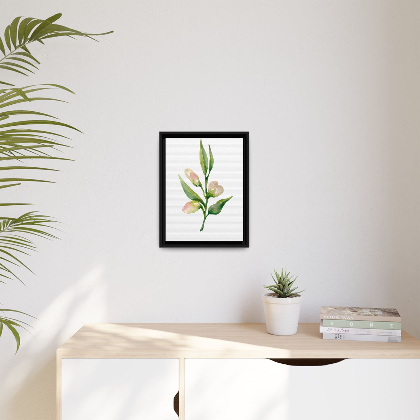 Flowers Collection - Beatrice - Matte Canvas, Framed (Multi-color)