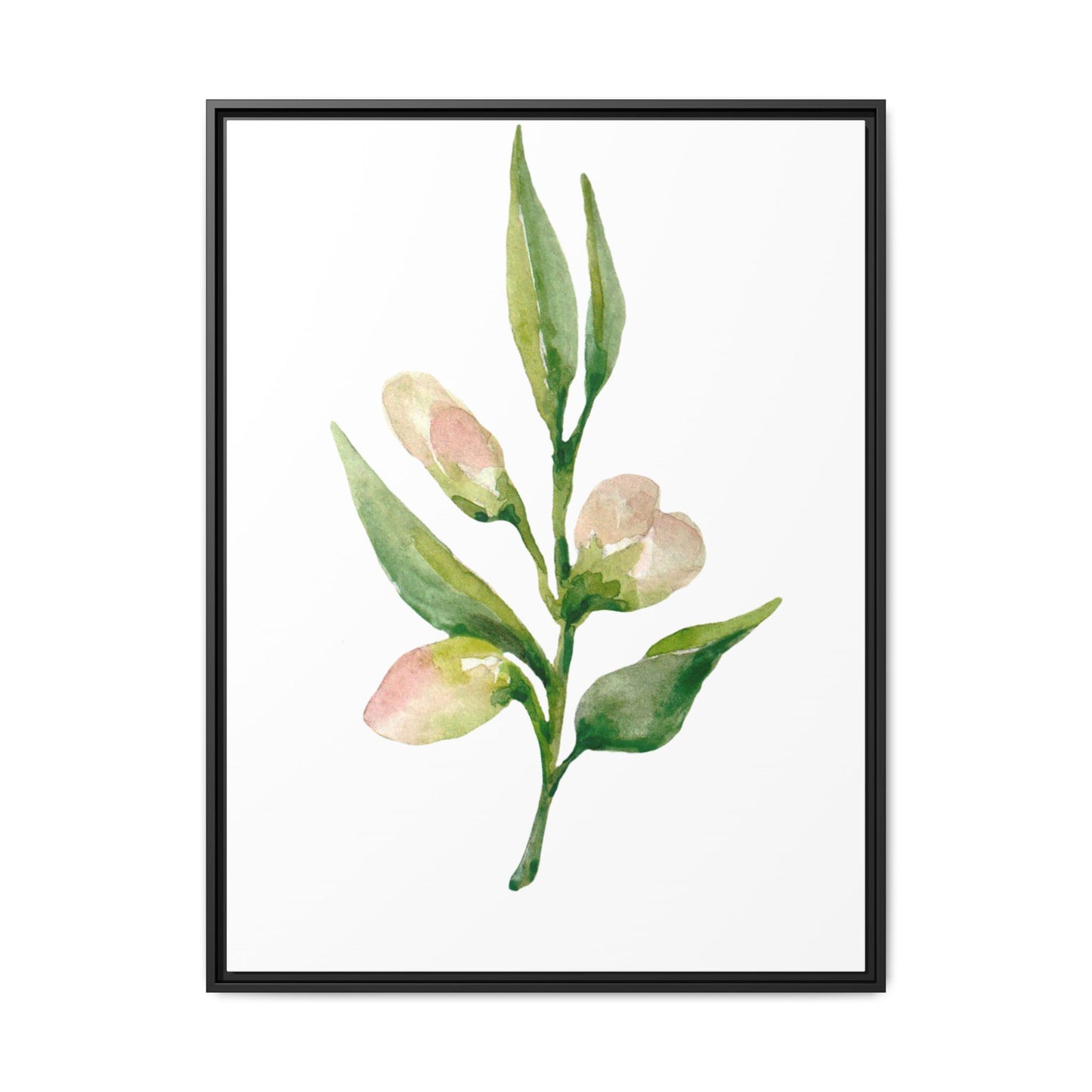Flowers Collection - Beatrice - Matte Canvas, Framed (Multi-color)