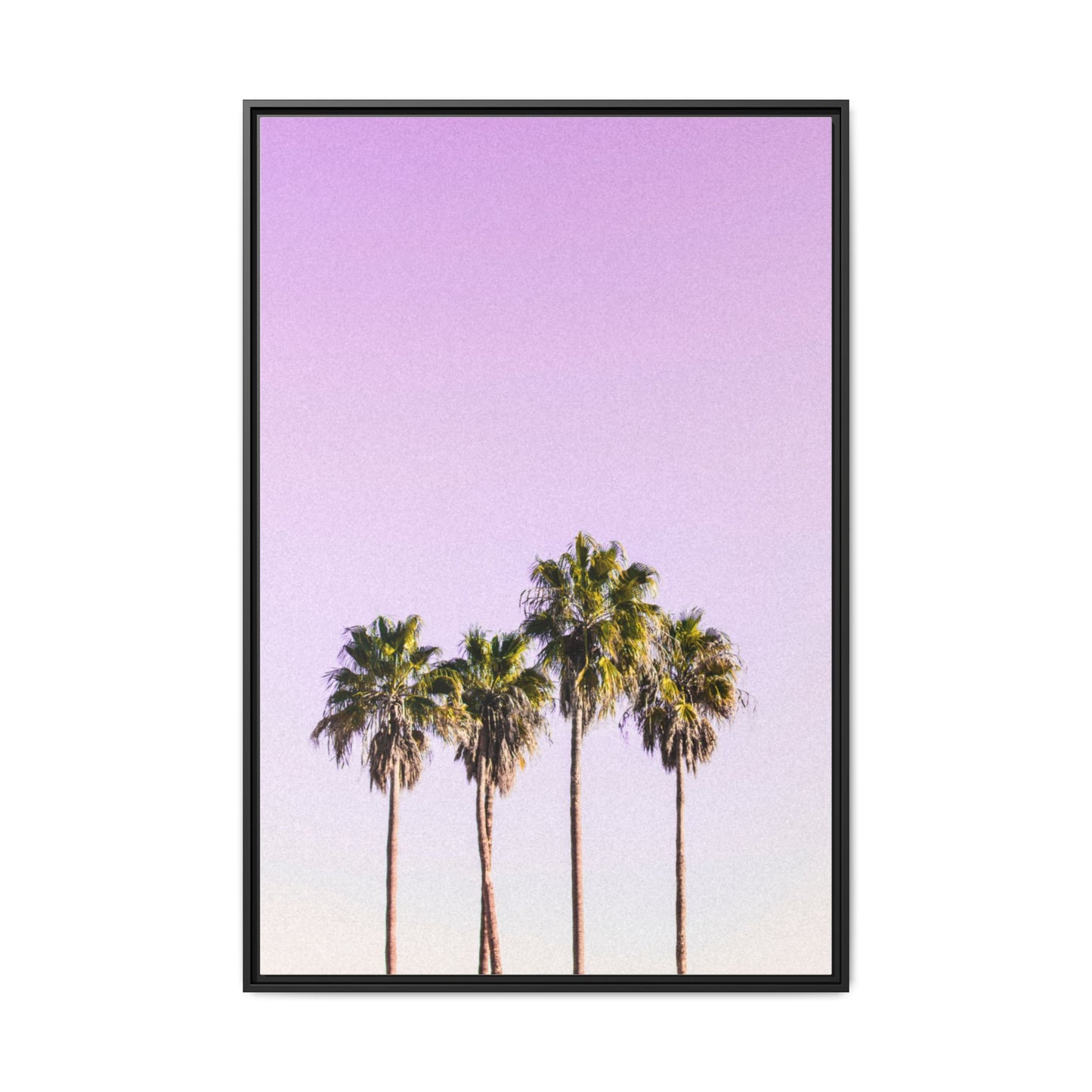 Palm Trees - Matte Canvas, Framed (Multi-color)