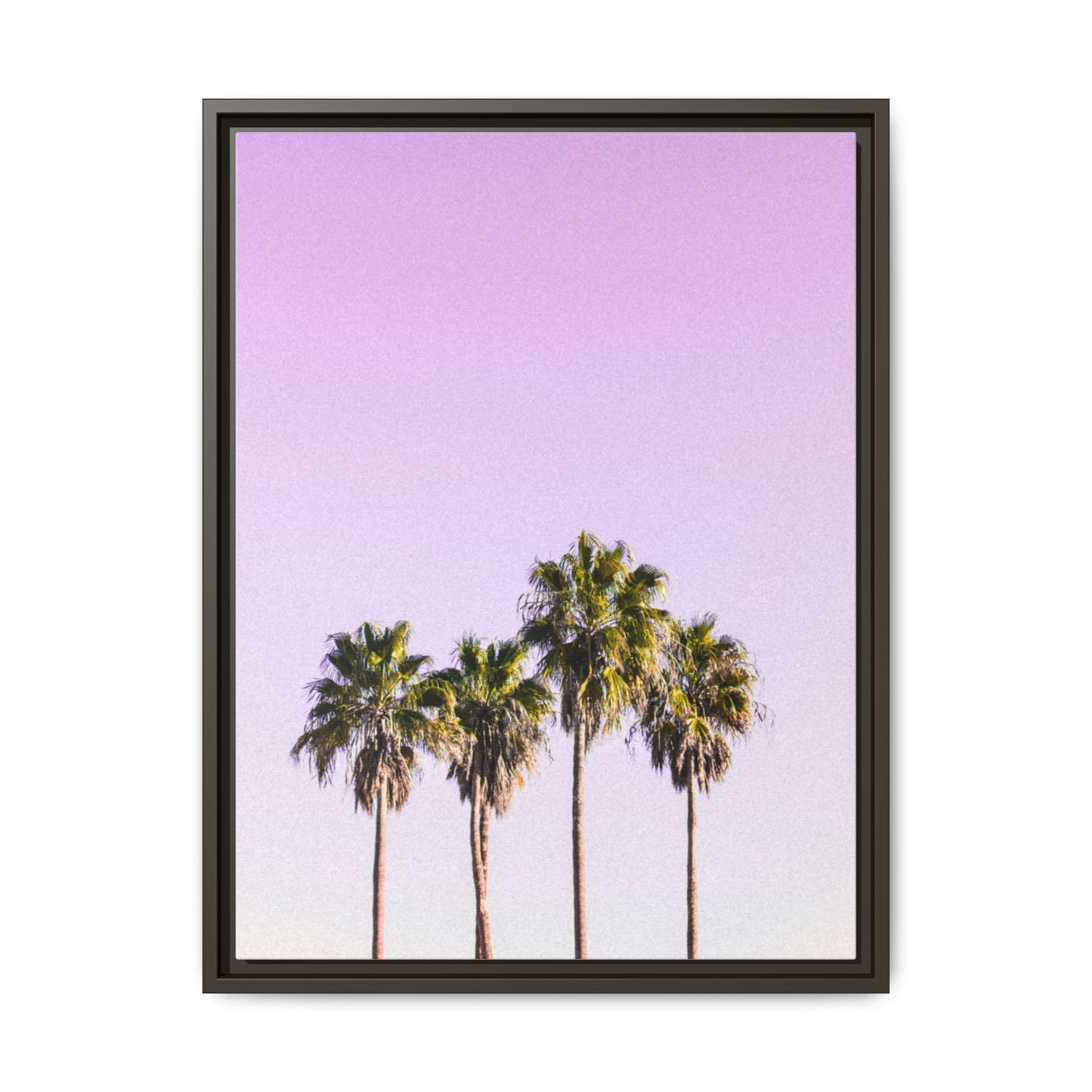 Palm Trees - Matte Canvas, Framed (Multi-color)