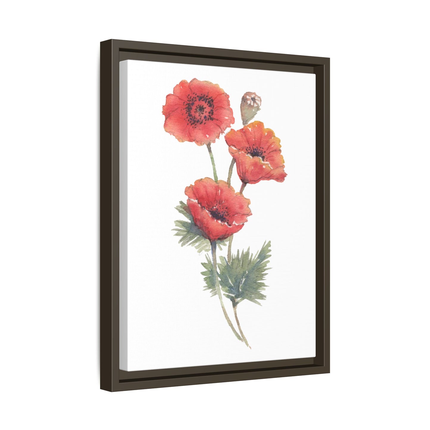 Flowers Collection - Bruna - Matte Canvas, Framed (Multi-color)