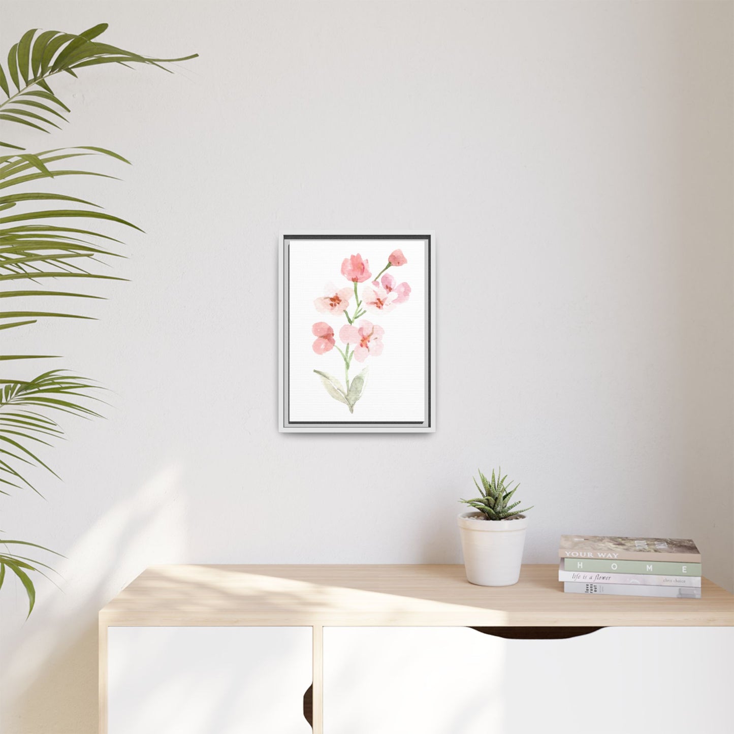Flowers Collection 3 - Matte Canvas, Framed (Multi-color)