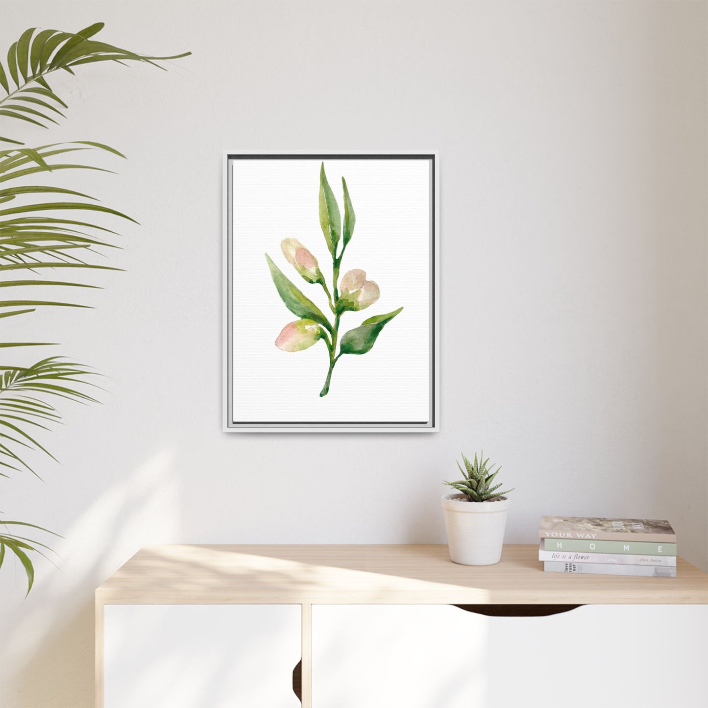 Flowers Collection - Beatrice - Matte Canvas, Framed (Multi-color)