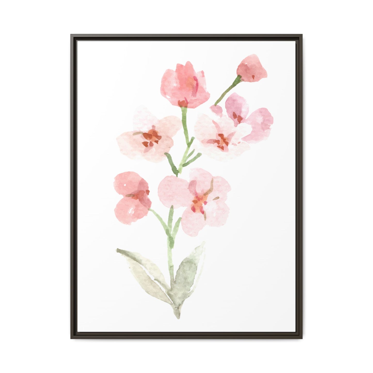 Flowers Collection 3 - Matte Canvas, Framed (Multi-color)
