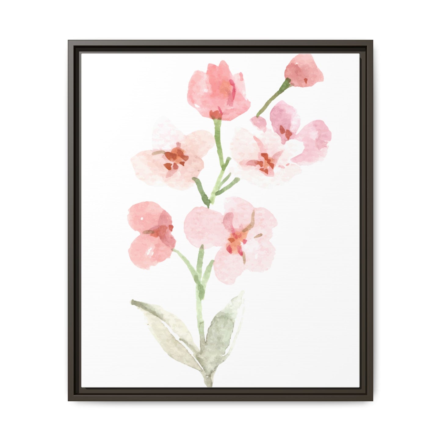 Flowers Collection 3 - Matte Canvas, Framed (Multi-color)