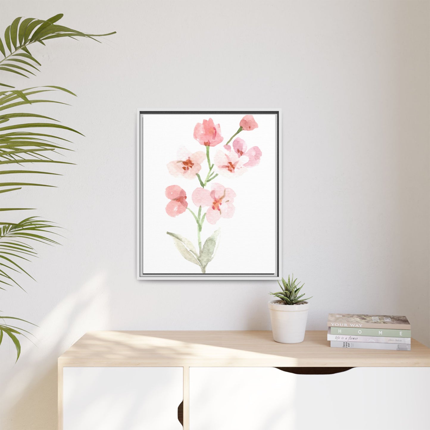Flowers Collection 3 - Matte Canvas, Framed (Multi-color)