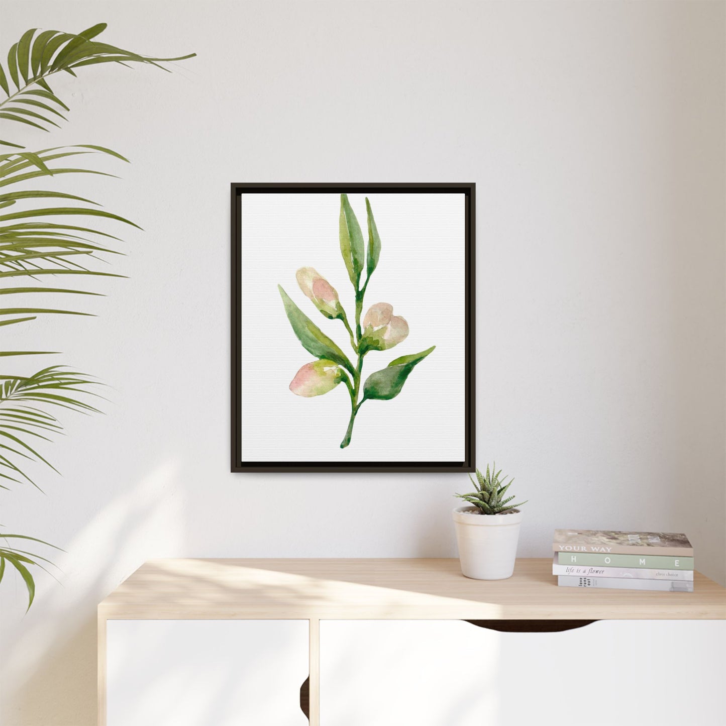 Flowers Collection - Beatrice - Matte Canvas, Framed (Multi-color)