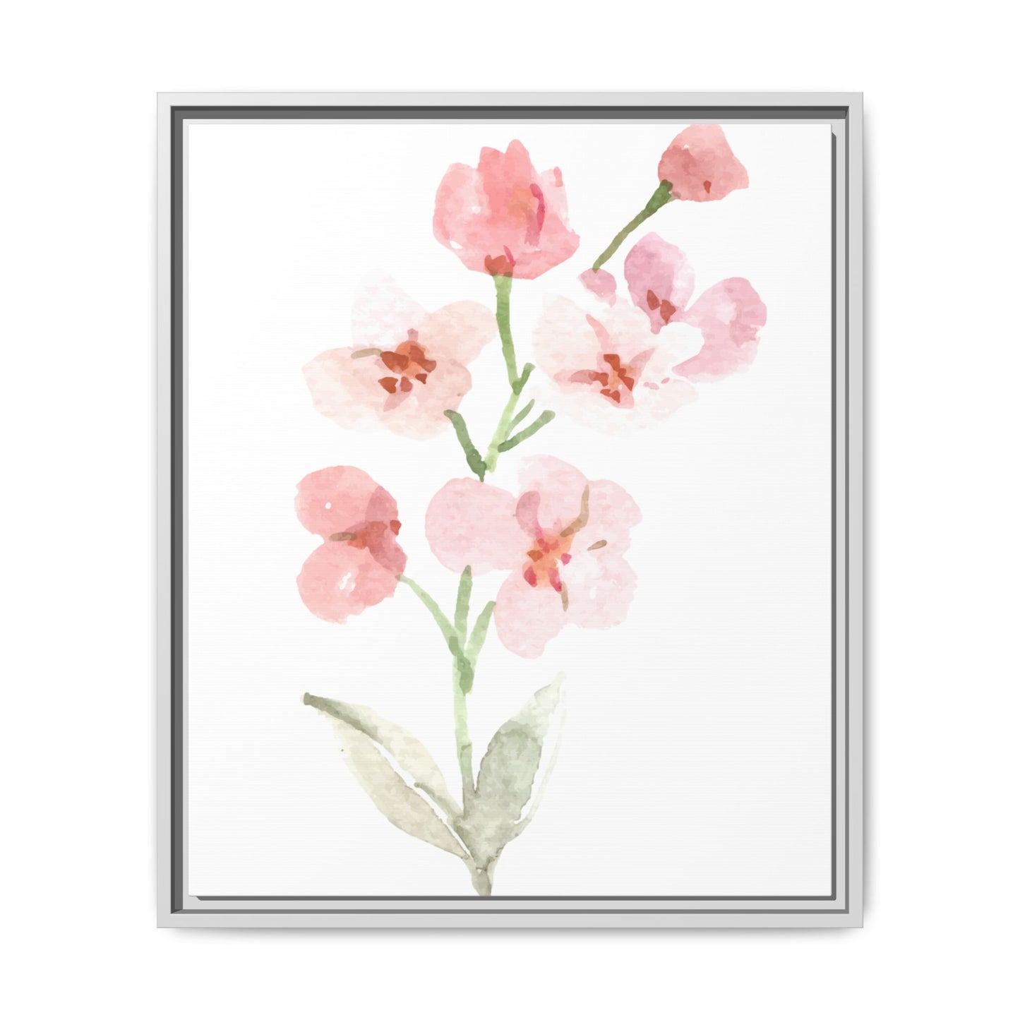 Flowers Collection 3 - Matte Canvas, Framed (Multi-color)