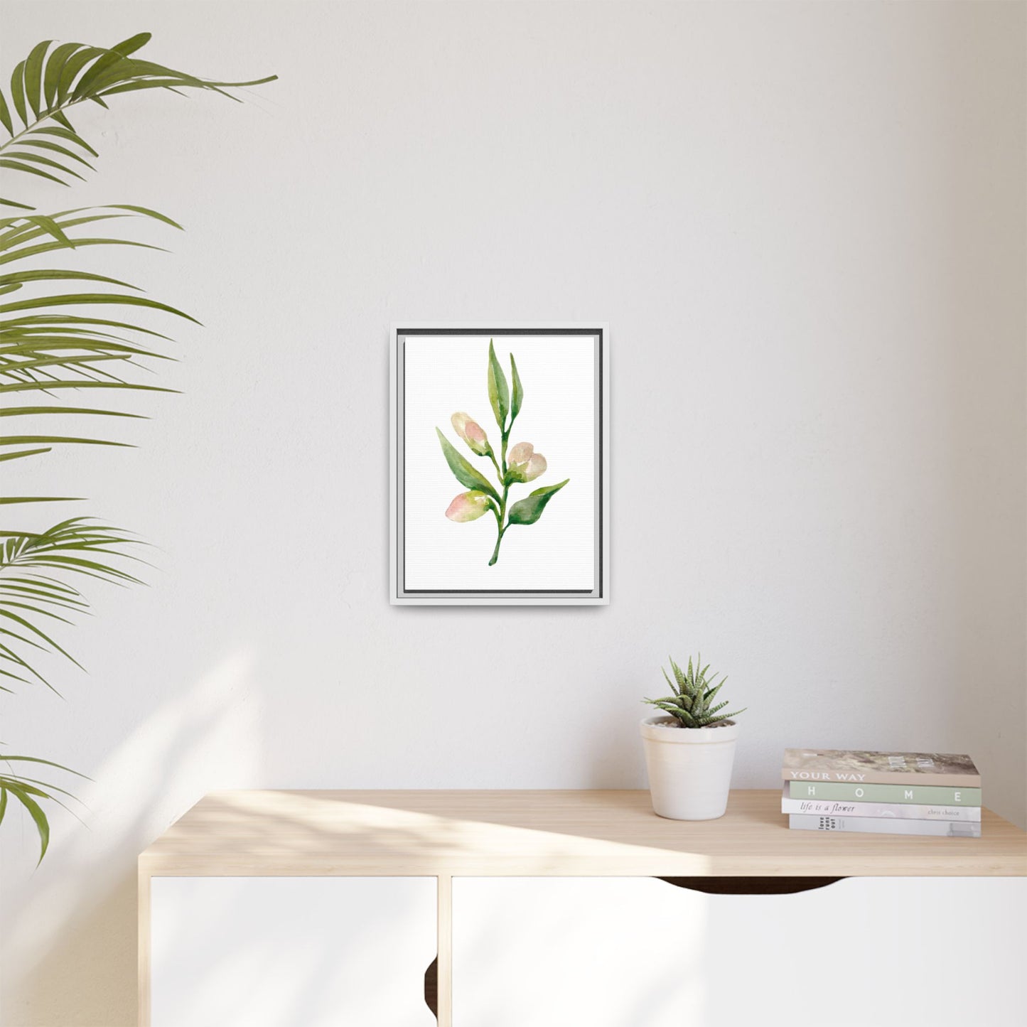 Flowers Collection - Beatrice - Matte Canvas, Framed (Multi-color)