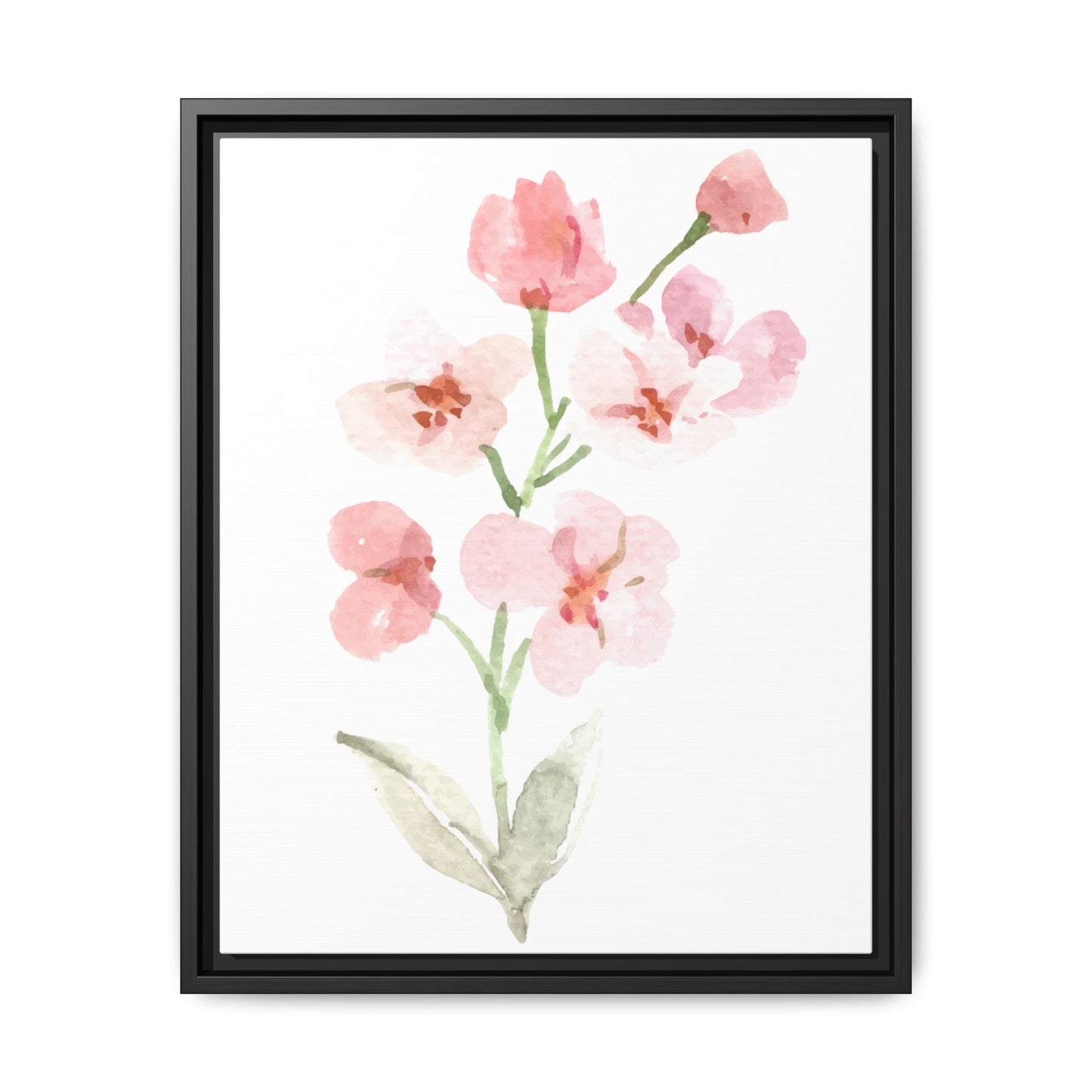 Flowers Collection 3 - Matte Canvas, Framed (Multi-color)