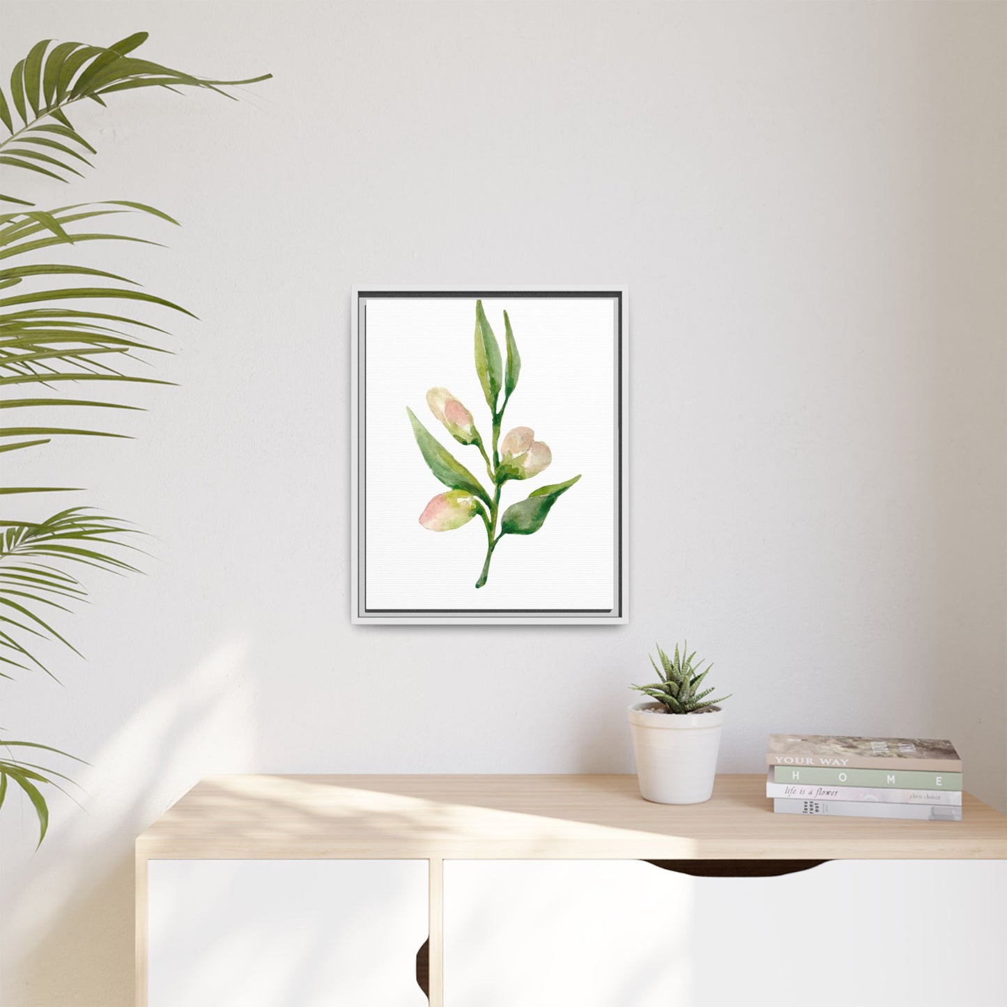Flowers Collection - Beatrice - Matte Canvas, Framed (Multi-color)