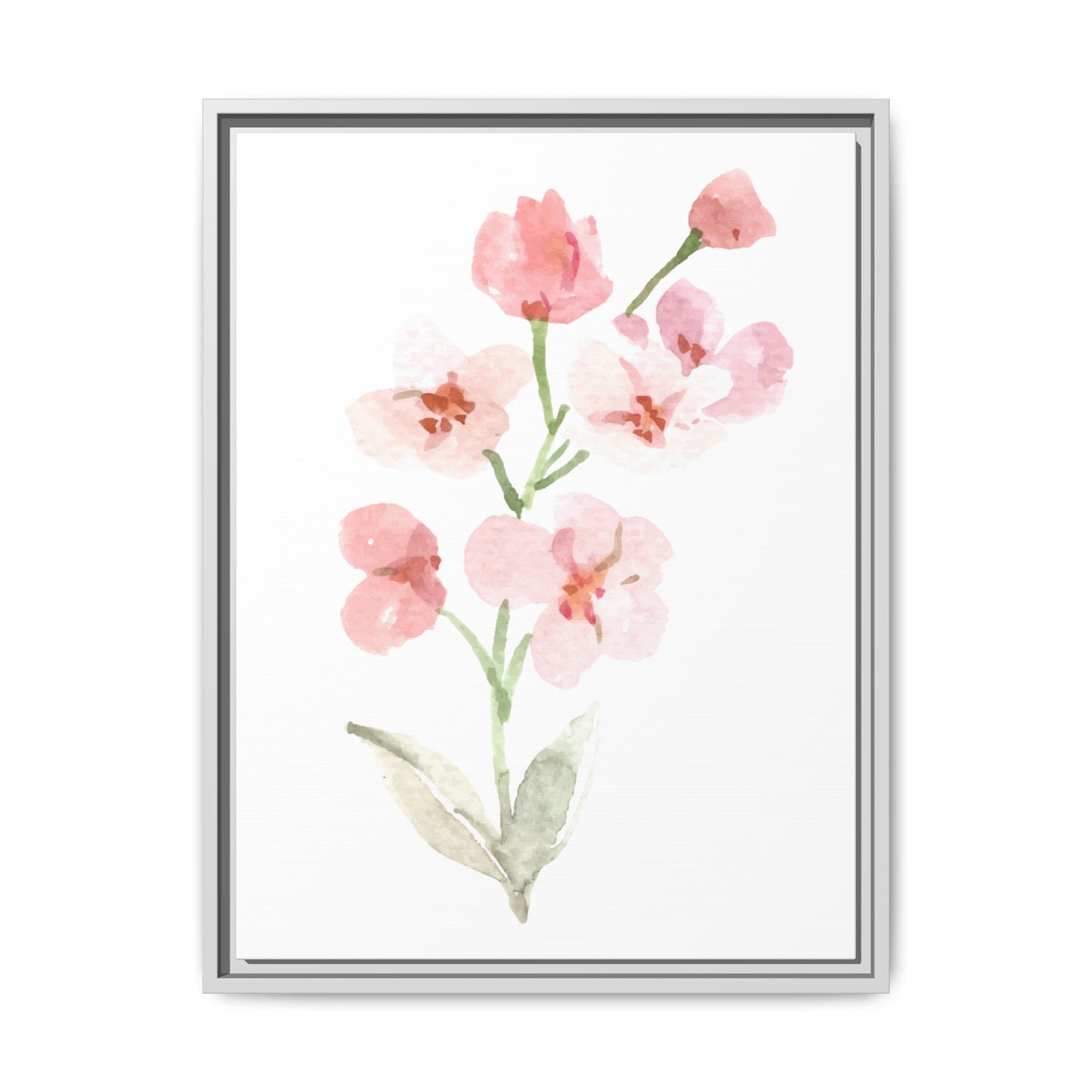 Flowers Collection 3 - Matte Canvas, Framed (Multi-color)