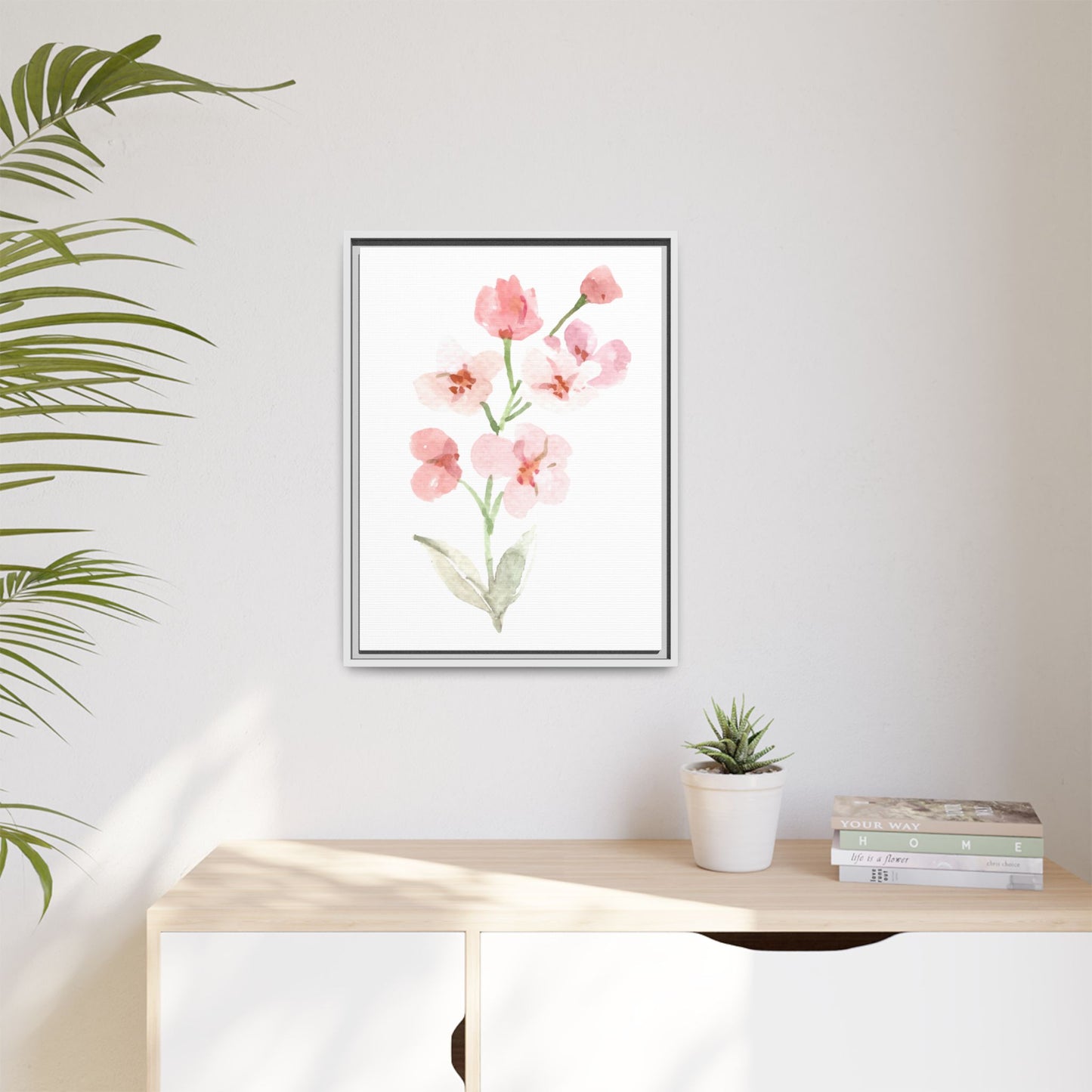 Flowers Collection 3 - Matte Canvas, Framed (Multi-color)