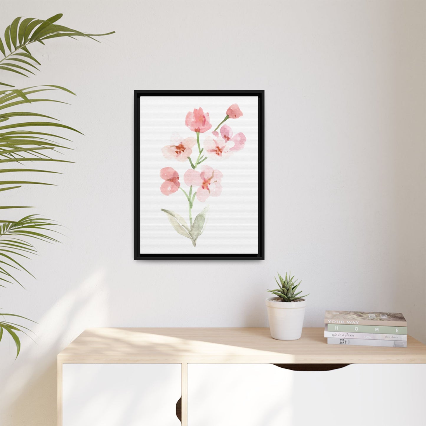 Flowers Collection 3 - Matte Canvas, Framed (Multi-color)