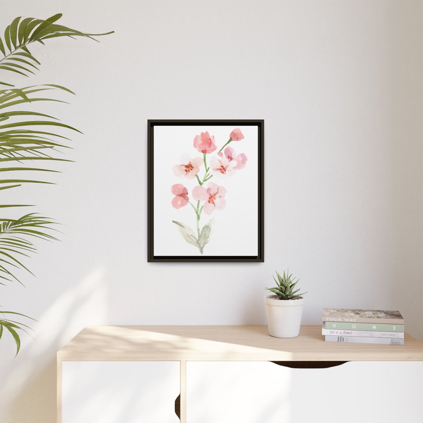 Flowers Collection 3 - Matte Canvas, Framed (Multi-color)