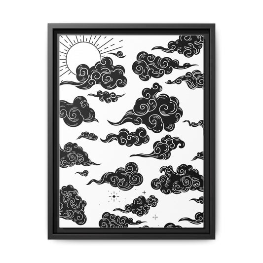 Sky - Matte Canvas, Framed (Multi-color)